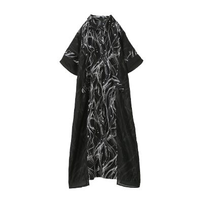 シアードッキングシャツワンピース