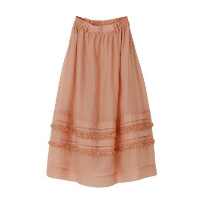 シアータックフリルスカート