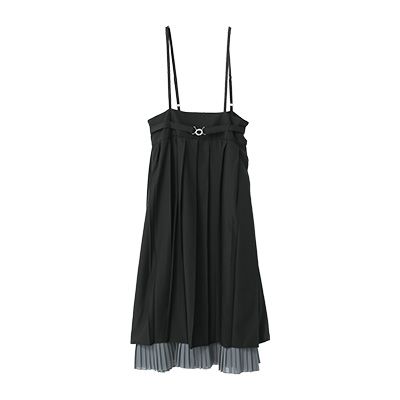 プリーツキャミワンピース