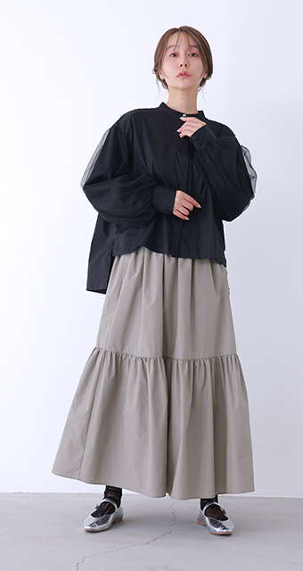 ティアードスカート